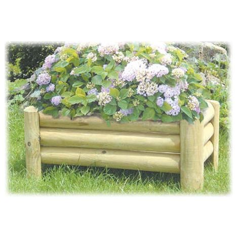 Fioriadera en bois de pin autoclavé 58x28xh30 cm LASA Country