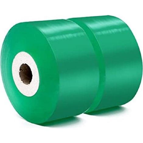 Cinta de injerto, Cinta transparente elástica, Barrera antihumedad biodegradable, Cinta de injerto autoadhesiva transparente, Paquete de 2, Verde (1/5)