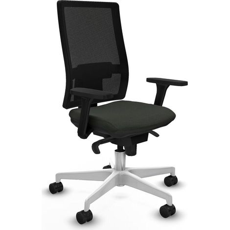 Piqueras y Crespo Ergonomischer Bürostuhl Schwarz verstellbar
