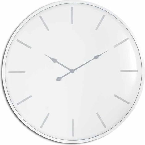 Brandon Large Wall Clock - Metal - L5 x W80 x H80 cm - White