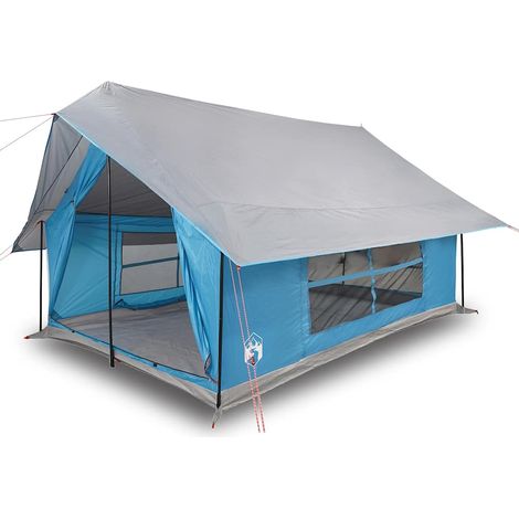 vidaXL Tienda de campaña para 5 personas impermeable azul (1/2)