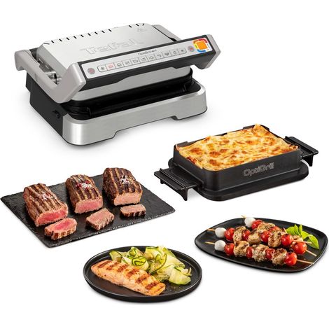Tefal OptiGrill 4in1 Grill Elettrico Nero e Argento (1/2)