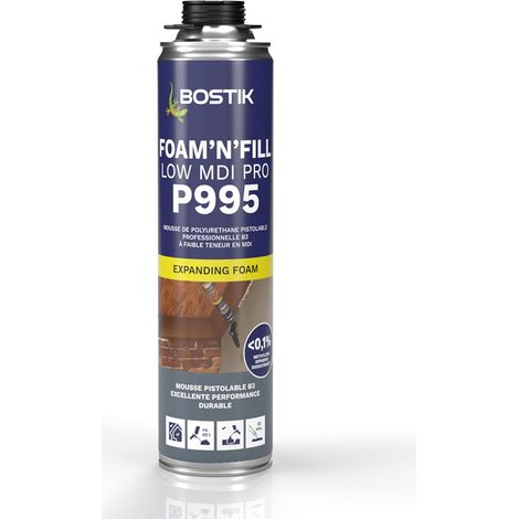 Mousse Expansive Polyuréthane Pistolable LOW MDI (1/3)