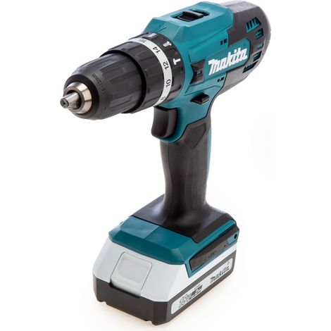 Makita – Perceuse visseuse à percussion 18V 42 Nm – 2 batteries 18V 2Ah – Mandrin 13 mm – Moteur Brushless – Couple 42Nm – HP488DAEX1 — vue 2