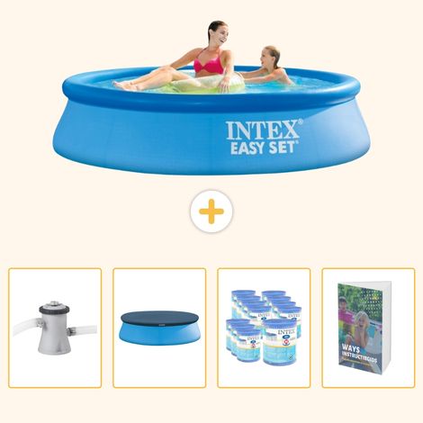 Intex Piscine Easy Set Ronde - 244x61 cm - 5-pièces  SCB111 (1/5)