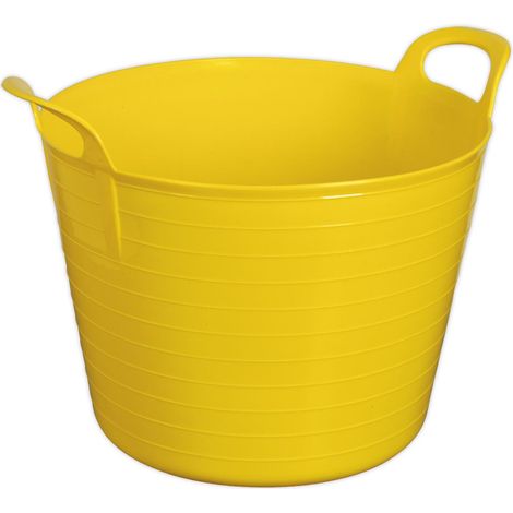 Sealey SFT40Y Heavy-Duty Flexi Tub 40L - Yellow (1/5)