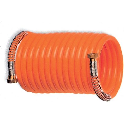 Tubo spiralato in poliammide con raccordi mm.8x10 da mt.15 per aria compressa - Salone