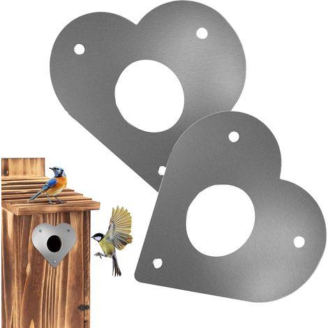 Metallplättchen mit Herzmotiv 2 Stück robusteres (1/5)
