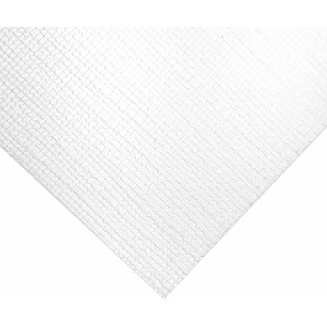 Tapis de fond de tiroir antidérapant rigide non adhésif en caoutchouc synthétique 481 x 474mm Protection Cuisine Meuble Frigo Polyvalent, blanc (1/3)