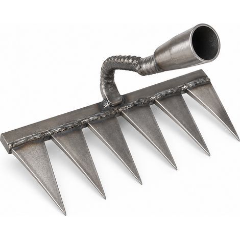 6-tine welded steel garden rake (1/5)