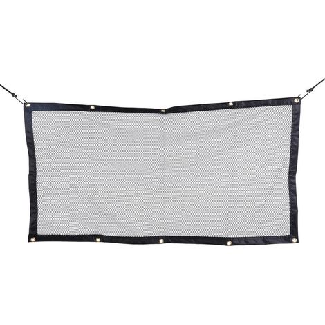 Rete portatile per animali domestici da auto, rete protettiva per auto, rete di separazione per cani e gatti con ganci e corde, griglia divisoria universale per auto, 115 cm x 62 cm