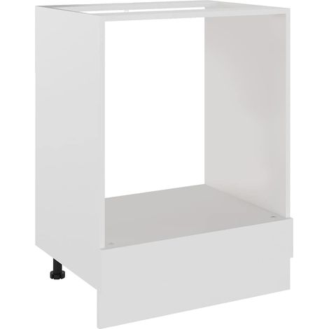 Maison Exclusive - Mueble para horno "Riga" blanco 60x46x81,5 cm (1/5)