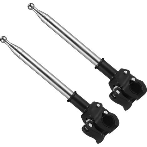 2 Stück Robuster Fahnenhalter aus Edelstahl und Kunststoff