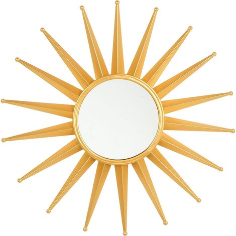 Specchio da parete color oro ø60 cm Perelli
