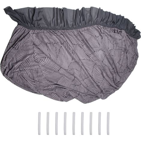 Sofa Cover All Inclusive Skirt Cationic Thickened 190‑230CM with Anti Skid Strip Couch Slipcover for 3 Seat Sofa Black