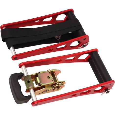 Presse à arc portable à cliquet en alliage d'aluminium, presse pour arc à poulies, changeur de corde, outils de réglage, presse à cliquet rouge (1/5)