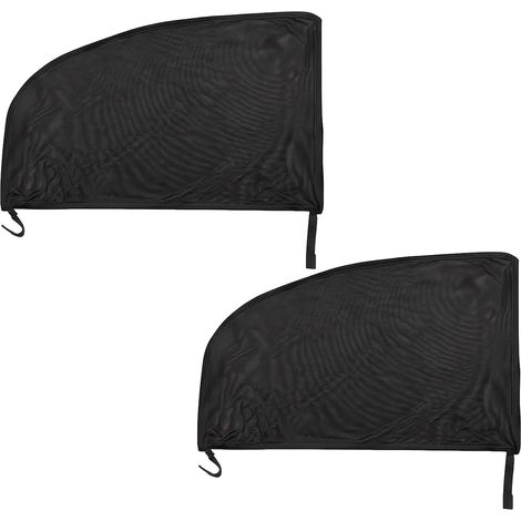 Pare Soleil Voiture Bébé [2 Pièces], Chaussette Pare Soleil Voiture pour Fenêtre Avant, Moustiquaire Voiture Universelle Extensible, Protection UV et Chaleur pour Enfant, Bébé et Animaux (1/5)