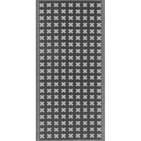 Outdoor Rug ROHTAK Black 90 x 180 cm (1/5)