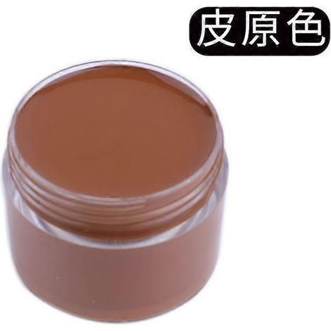 Crème de teinture et de réparation pour cuir, raviveur de couleur pour sacs, chaussures, canapés, vestes, masquant les rayures et restaurant le cuir véritable. Couleur : Cuir