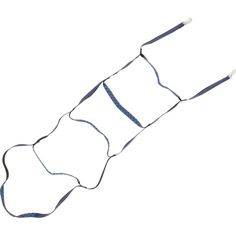 Échelle d'embarquement pour bateau pneumatique, échelle de mise à l'eau pour bateau gonflable, échelle suspendue pliable, échelle de corde latérale pour yacht, échelle bleue-5 (1/5)