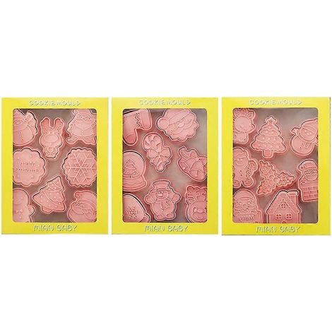 Emporte-pièces Biscuits de Noël Série Cartoon - Moules à Biscuits et Décoration Givrage (1/4)