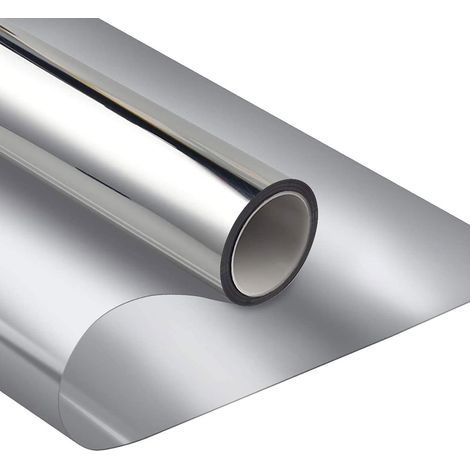 Film Miroir Anti-Uv - Protection Solaire Réfléchissant Pour Vitre - Film De Confidentialité Auto-Adhésif Sans Résidu - 1 Pièce (1/4)