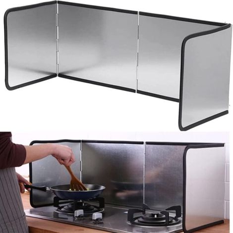 pare-éclaboussures, poêle pliable, cuisine, pliable (1/3)