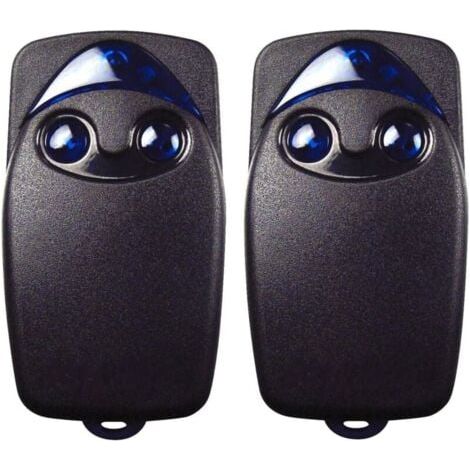 2 télécommandes de porte de garage électriques Flo2r-s 433,92 MHz à 2 boutons, compatibles avec les télécommandes de porte de garage Nice Remote TRIMEC (1/4)