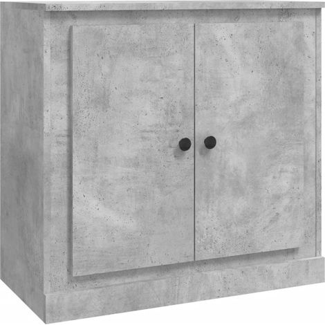 Credenza cassettiera mobile contenitore organizer cucina soggiorno salotto 70 x 355 x 675 cm legno ingegnerizzato grigio 020032086