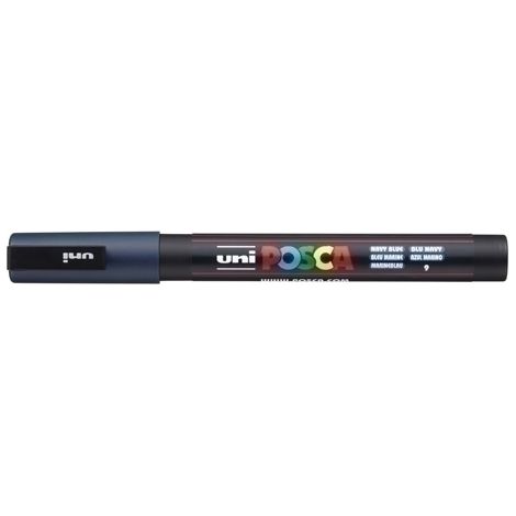 UNIBALL MARCADOR POSCA PC-3M PUNTA CÓNICA 0,9 - 1,3 MM AZUL MARINO