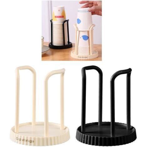 Paper Cup Holder Multi-use Desktop Disposable Cup Dispenser Tea Dispenser Coffee Bags Storage Organizer (1/5)
