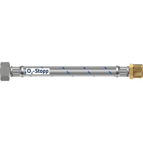 Lindner O2Stopp Schlauch 1/2AGx1/2ÜM 750 mm  sauerstoffdicht DIN 4726 - 7738340090 von Buderus&quot&quot