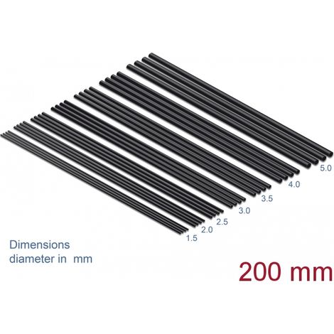 Delock Juego de tubos termorretrÃ¡ctiles 200 mm 28 piezas negro
