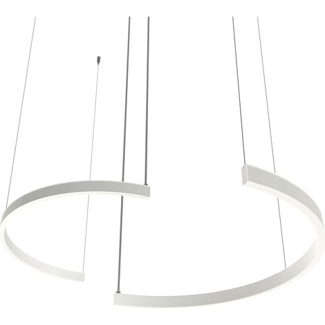 HALF LAMPARA DE TECHO LINEAL X2 MONOCOLOR MATE (1/2)
