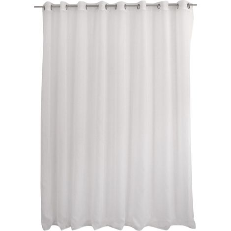 Voilage en tissu sablé effet satiné très grande largeur SABLÉ
