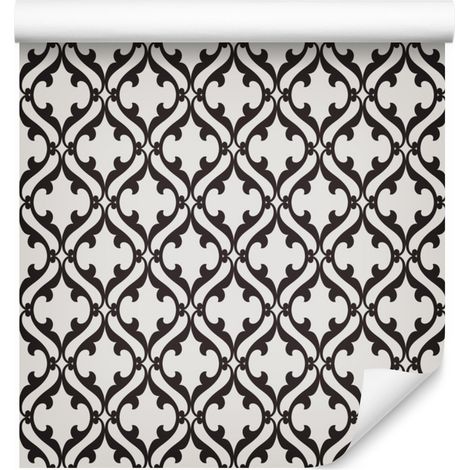 Papel pintado con motivos vintage de estilo retro para salón y dormitorio, 50x1000 cm. (1/5)