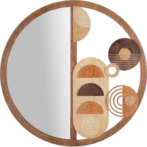 Specchio da Muro Blocco cm diam 80X3 - BLOCK (1/5)