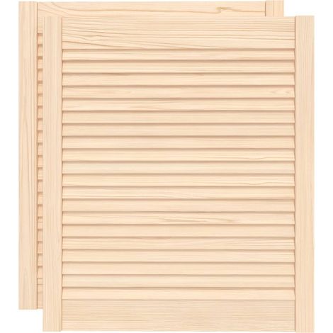 Maison Exclusive - Ante con Design a Lamelle 2 pz 69x59,4 cm in Legno di Pino