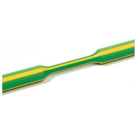 Tube Thermorétractable sans Colle diamèter 6,4mm 2:1 Jaune/Vert