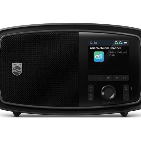 Philips TAV2000DB Portátil Analógico y digital Negro (1/4)