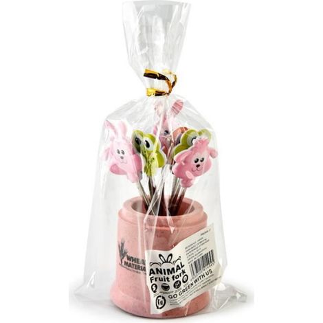 Fourchette à Fruits - Acier Inoxydable - Pour Dessert Apéritif Fruits Mini-Gâteaux - Lot de 8 avec Boîte de Rangement (1/4)