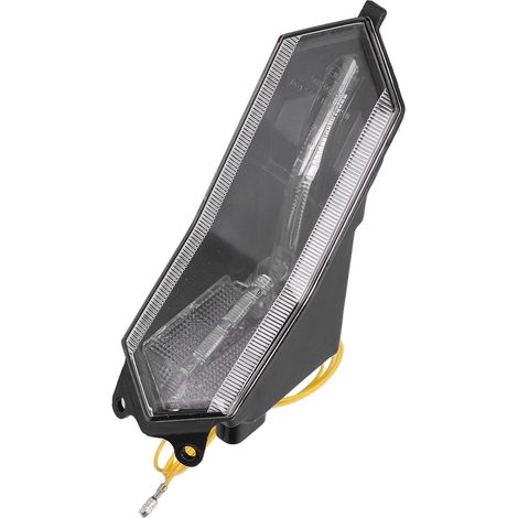 Komplettes LED-Rücklicht mit Blinker und Bremslicht, hohe Helligkeit, kompatibel mit YZF-R1/R6 R7 (Klarglas) (1/5)