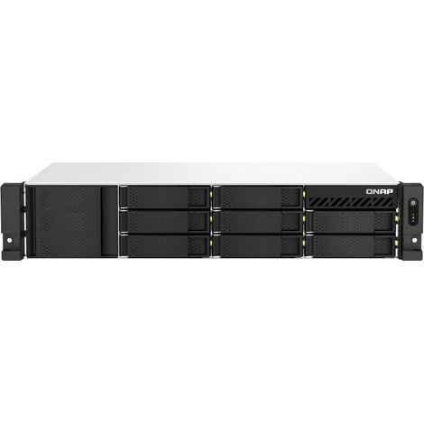 QNAP TS-864EU-8G NAS & Speicherserver Rack (2U) Ethernet/LAN Schwarz (1/5)