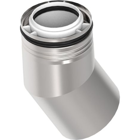 BRÖTJE Coude K80 KB30 VA, 30Grd, conc.,DN80/125,PP/VA, 7810233