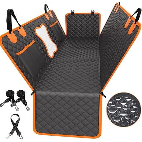 Dog Cover Waterproof Scratch Resistant Car Back Seat Cover Compatible with Model 3 Y S 2018-2023, Back Seat Protector Cover (1/5)