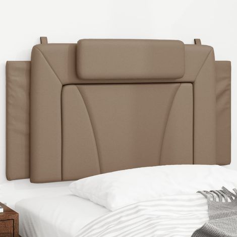 Kopfteil-Kissen "Viana" Cappuccino-Braun 100 cm Kunstleder