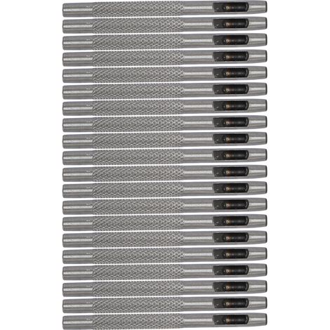 Ensemble de 20 emporte-pièces pour cuir, outil professionnel de perforation creuse en acier au carbone, adapté au cuir, aux coussins, aux ceintures, aux tissus, au papier et aux plastiques, diamètre d (1/5)
