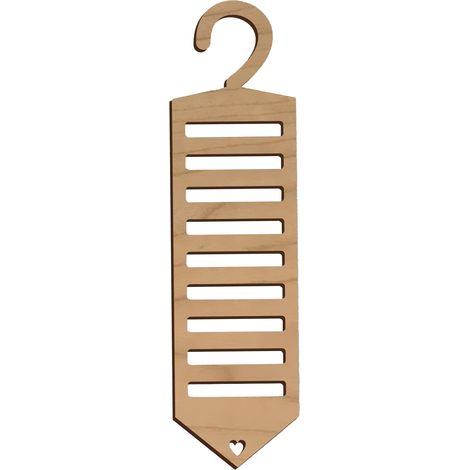 Porte-Serviette Bois Modèle A 1pcs pour Bureau Design Pratique Rangement Cravates (1/5)