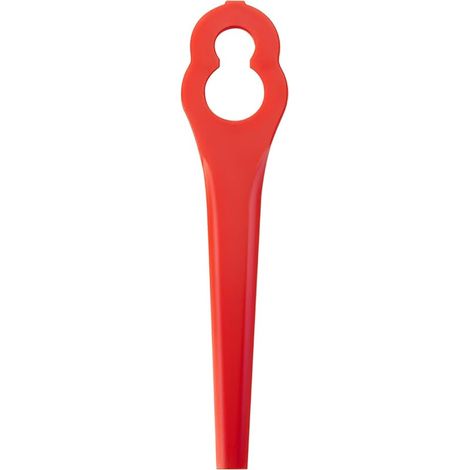 Lot de 60 lames de rechange PA6 compatibles avec Einhell coupe-bordures GE-CT 18 Li, GC-CT 18/24 Li, BG-CT 18 Li, RG-CT 18 Li, lames en plastique compatibles pour Einhell coupe-bordures sans fil