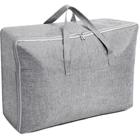 Foldable Under Bed Storage Closet Organizer Waterproof Quilt Storage Bag with Reinforced Handles for Comforters Blankets Pillows (1/5)